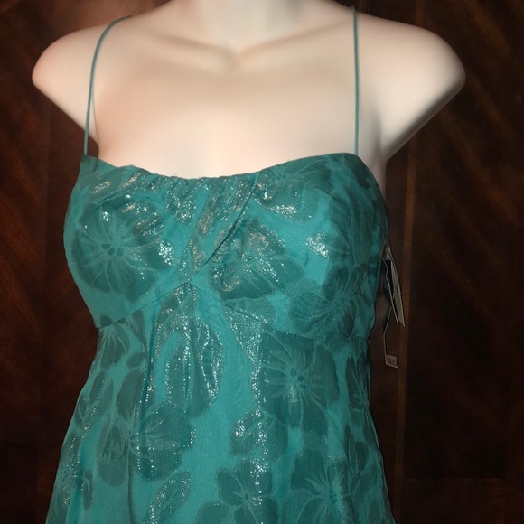 Teal Nicole Miller Dress - Picture 3 of 8